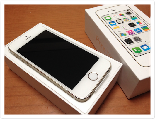 iPhone 5s/64GB/ゴールド