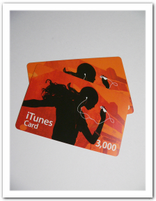 iTunes カード