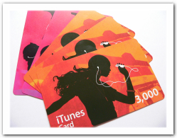 iTunes card