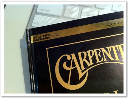 K2HD マスタリング Carpenters: Gold - Greatest Hits