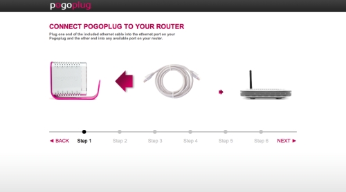 my.pogoplug.com セットアップ