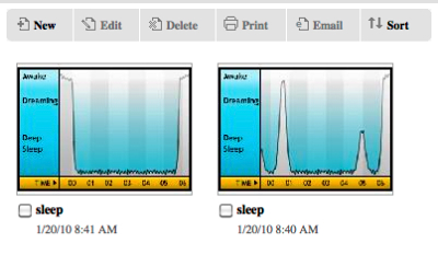 Evernote で Sleep Cycle alarm clock の結果を管理