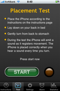 Sleep Cycle alarm clock テストモード